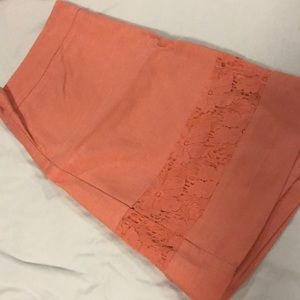 Pale orange Loft skirt